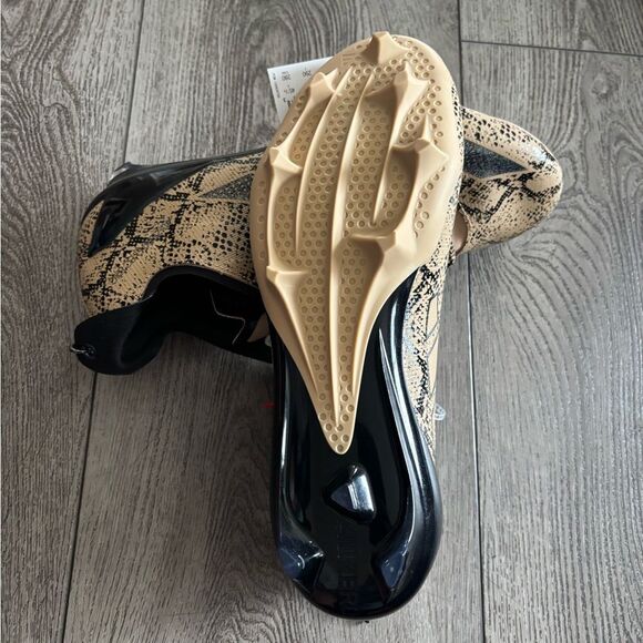 Adidas Tan and Black Snakeskin Cleats main image 5